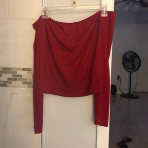 Off the shoulder top